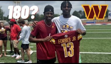 Emmanuel Forbes Has A Big Problem|Washington Commanders