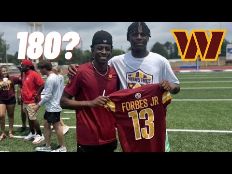 Emmanuel Forbes Has A Big Problem|Washington Commanders