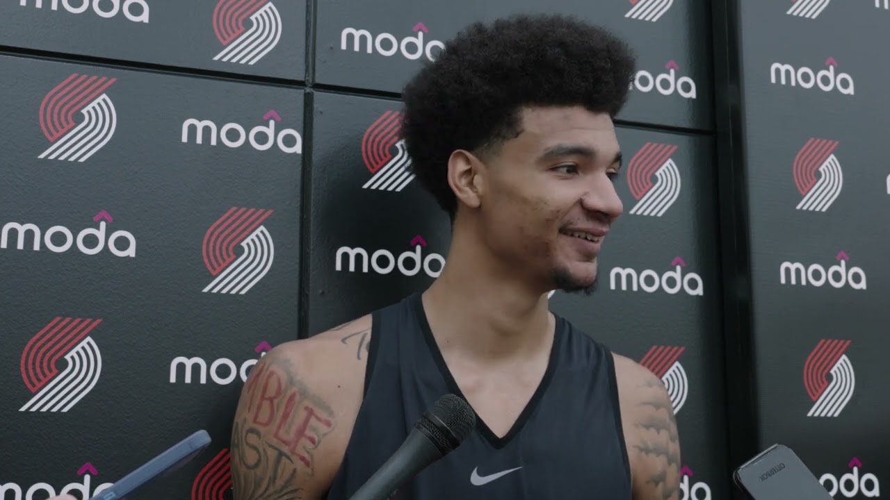 Kel'el Ware Media Availability | Portland Trail Blazers Pre-Draft Workout
