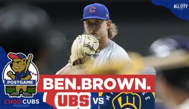 No Hits Allowed By Ben Brown Gives Cubs Extra-Inning Win in Milwaukee | CHGO Cubs POSTGAME Podcast