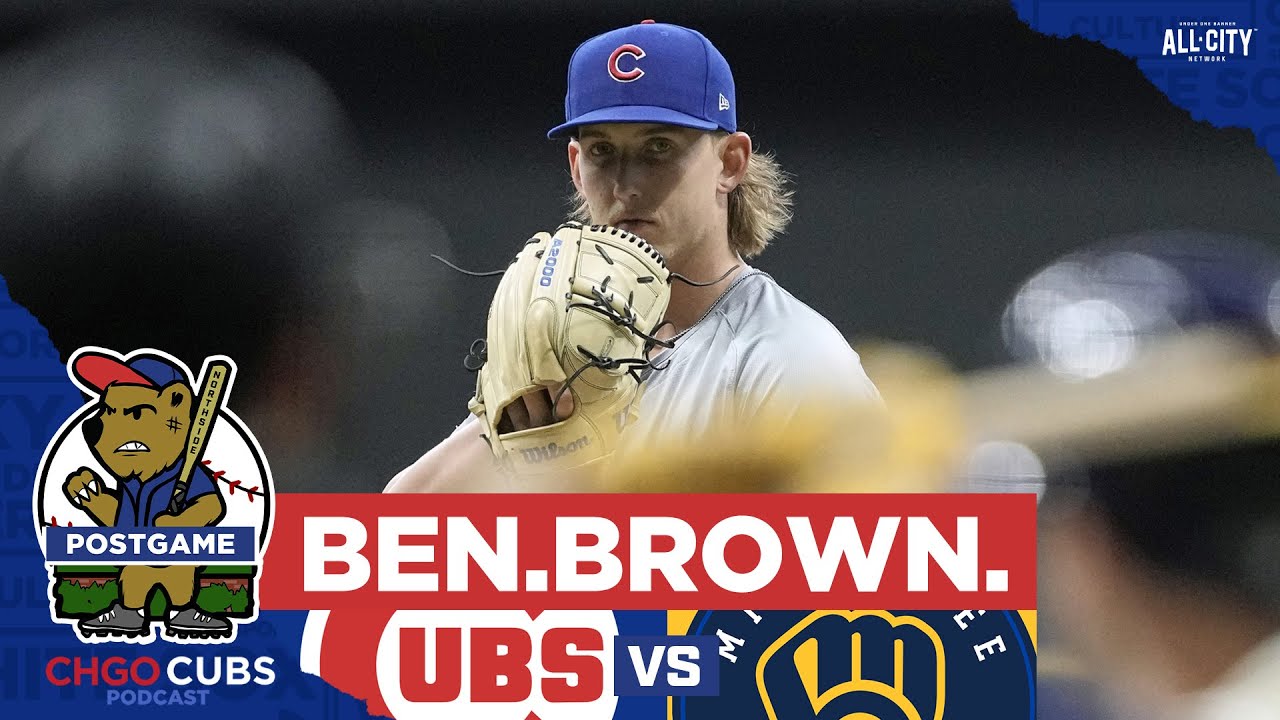 No Hits Allowed By Ben Brown Gives Cubs Extra-Inning Win in Milwaukee | CHGO Cubs POSTGAME Podcast