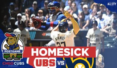 Gary Sanchez blast sinks Cubs, Chicago drops 3 of 4 to Brewers | CHGO Cubs POSTGAME Podcast