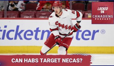 Montreal Canadiens trade scenarios: Martin Necas, goalie & defense projection, Friday Habs mailbag
