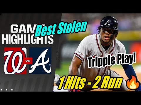 ALT Braves vs Nationals (Full Game Highlights) | May 30, 2024 | 1 Hits - 2 🔥 Runs Tripple Play! 💥
