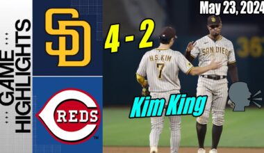 Padres vs Reds Highlights [May 23, 2024] | Kim Ha-Seong doing Kim Ha-Seong things