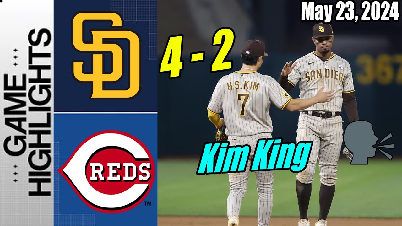 Padres vs Reds Highlights [May 23, 2024] | Kim Ha-Seong doing Kim Ha-Seong things