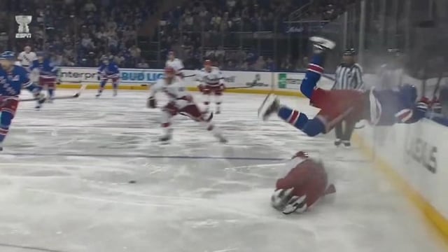 Trouba’s attempted hit on Martin Necas last night.