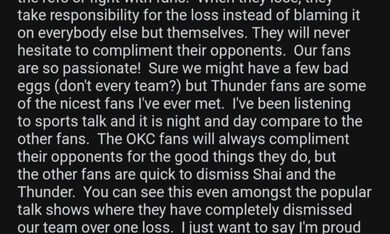 I respect the OKC team but their fans are just ... 😭