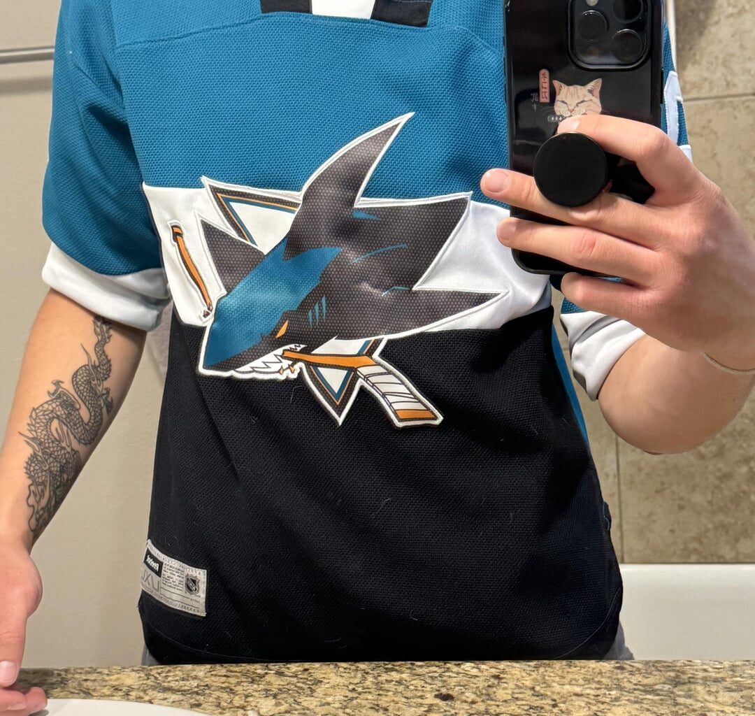 Found my old Pavelski jersey. Gotta roll up the sleeves so they fit but I absolutely will be wearing this for the remainder of the playoffs