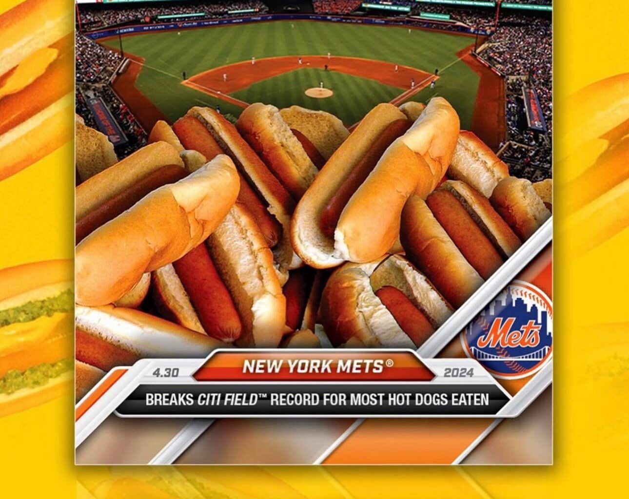 Topps is making $1 cards to commemorate the $1 hot dogs night