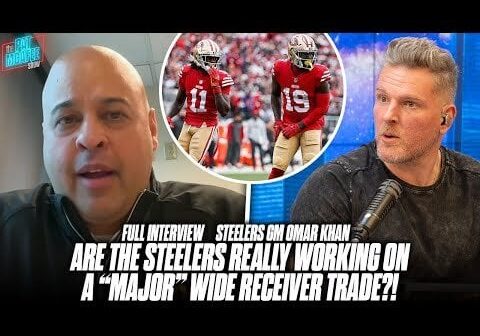 Omar Khan talks draft and responds to rumors that Steelers are seeking a major receiver trade