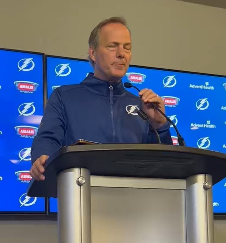 #GoBolts HC Jon Cooper addresses and apologizes for his Game 5 postgame press conference regarding “goalies in skirts.” 

Coach mentions being the father of two girls who play sports and a massive advocate of women’s hockey and sports.