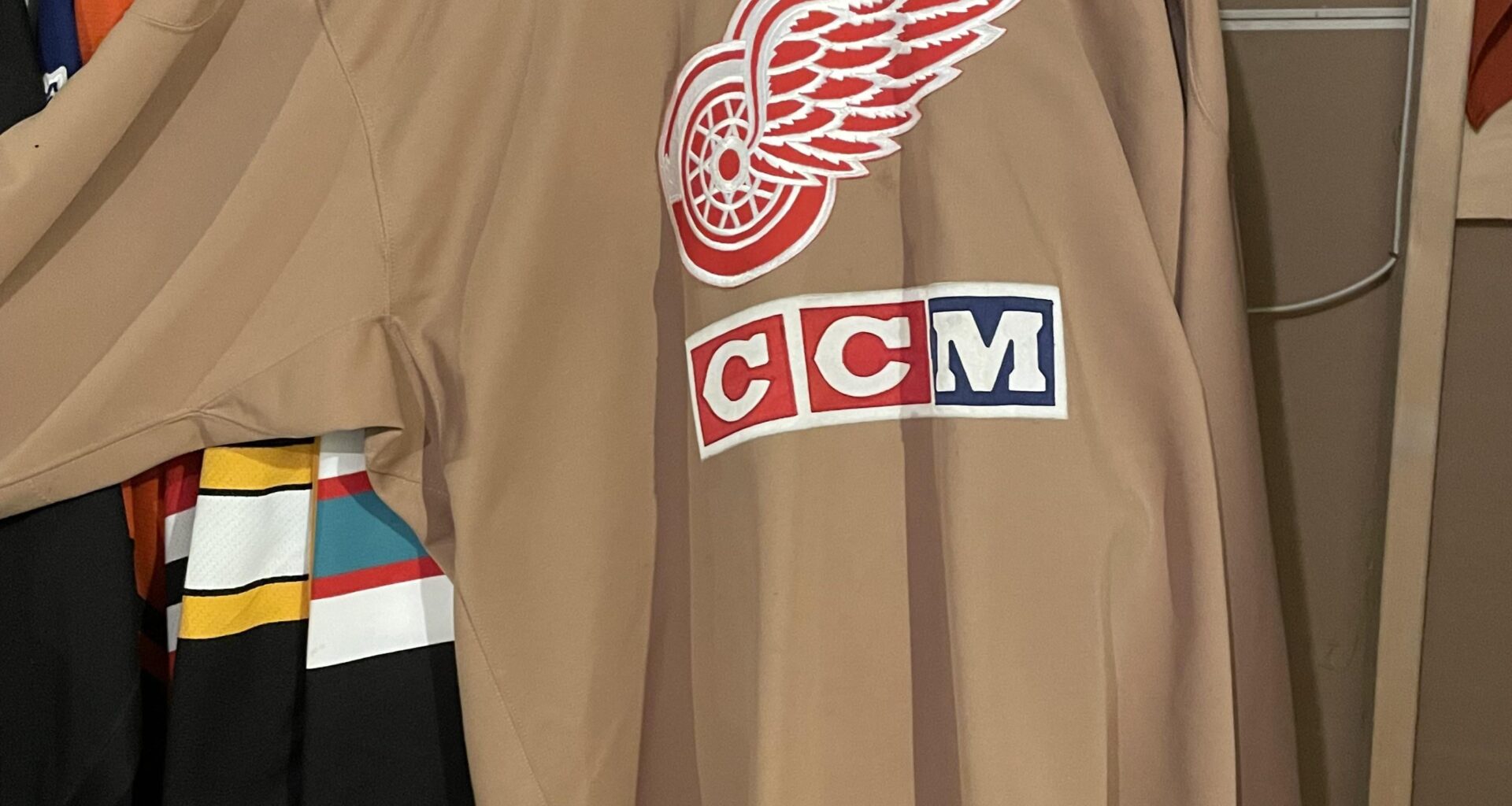 Red Wings CCM practice jersey
