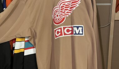 Red Wings CCM practice jersey