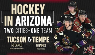 [Tucson Roadrunners] "TWO cities. ONE team. The Roadrunners are proud to call Arizona home"