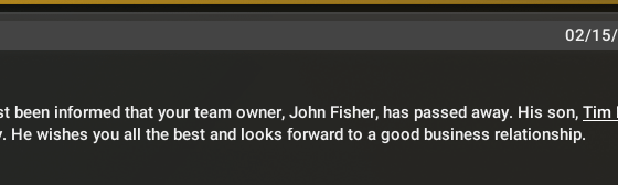 Playing OOTP when this terrible news arrived