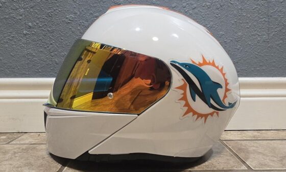 What do you fellas think about my new motorcycle helmet
