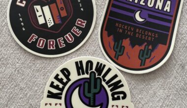 my stickers from Southern Hockey Co arrived!