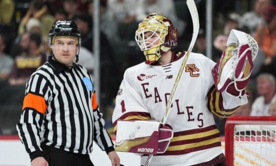 Boston College goalie coach raves about Canadiens prospect Jacob Fowler