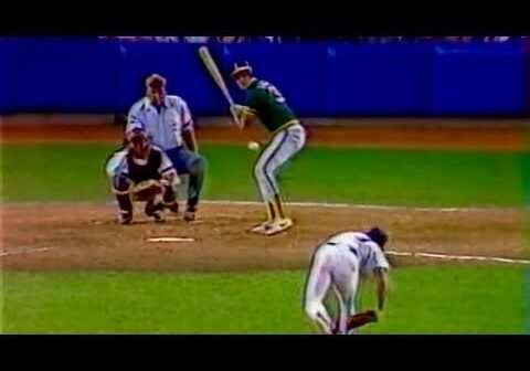 Jose Canseco’s First Major League Hit • September 7, 1985