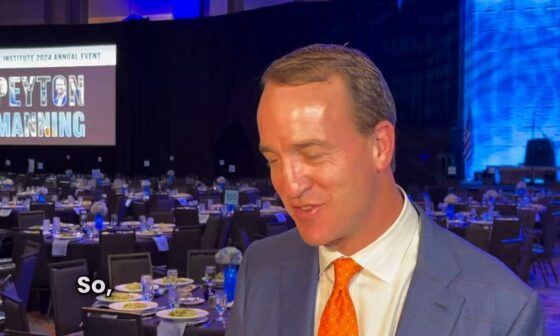 [Mase] Peyton Manning brings up his NFL rookie-interception record: “I mean, if any one of these rookies wanted to break my interception record, I'd be for it. I don't want Bo (Nix) to break it, but I'd like to get that one off my resume. You'd think with 17 games …”