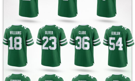 [New York Jets] We got ya new numbers here.
