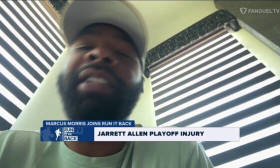 .@MookMorris2 on Jarrett Allen missing playoff games due to injury. ”If you put me in that same position, do I play? Yes.“