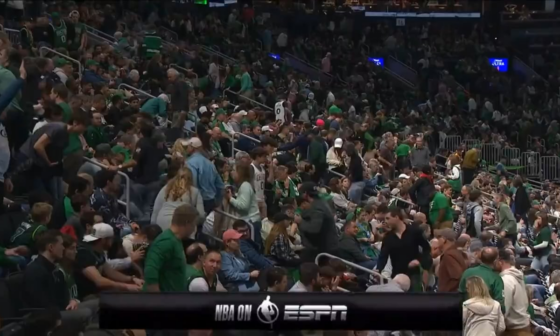 [Highlight] Celtics fans filing out of the arena with 5 minutes still to go in Game 2