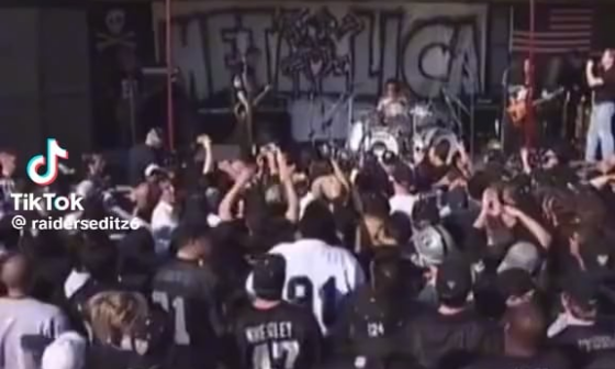 Metallica pregame concert before playoff game(2002)