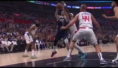 Doncic buckets against the clippers