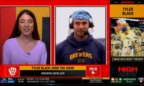 It was a debut to remember for Brewers rookie Tyler Black on Tuesday! He joined us on High Heat to recap the whirlwind of the last few days and being able to have his family there to witness his 2-hit debut.