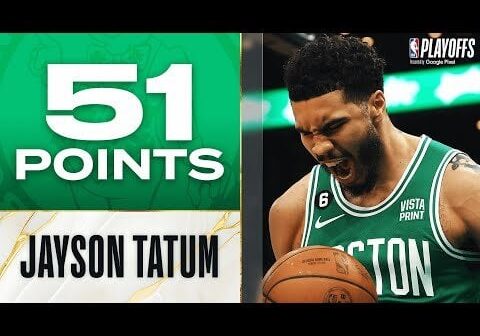On this day one year ago: Jayson Tatum dropped a record 51 points on the Philadelphia 76ers in a game 7 on Mother’s Day
