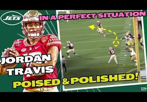 Study: New York Jets put polished QB Jordan Travis in a PERFECT SITUATION!!