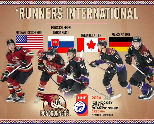 Five Roadrunners To Compete In The IIHF 2024 Ice Hockey World Championship