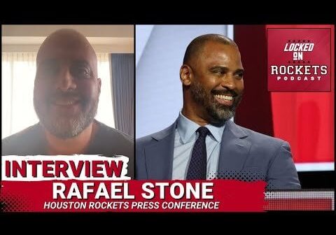 Rafael Stone | Houston Rockets Press Conference After NBA Draft Lottery | 2023-2024 NBA Season