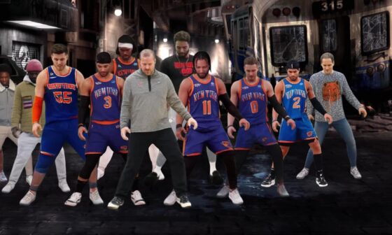 Thibs and the boys walking to MSG with 5 of our 6 highest paid players hurt.