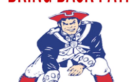 The Patriots had a golden opportunity to bring back the Pat Patriot logo (or even a modified version) and they completely blew it.
