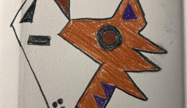 Another post gave me an idea to do logo in colored chalks.