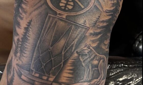 Bruce Brown with the championship Tattoo