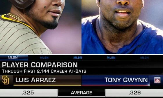 Did anyone else see this comp between Arraez and Tony Gwynn?