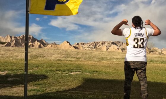 Sending all the Playoff love way out in the Badlands in South Dakota!!