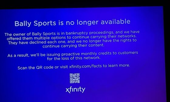 Bally sports no longer available???