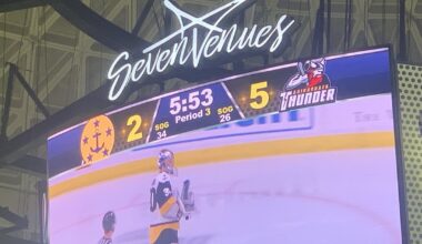 I went to my first ever Hokey game yesterday!