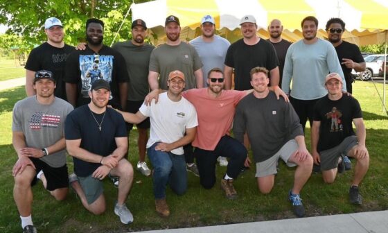 All the Lions who showed up to Frank Ragnow’s 2nd annual Rags Remembered Skeet Shoot Showdown