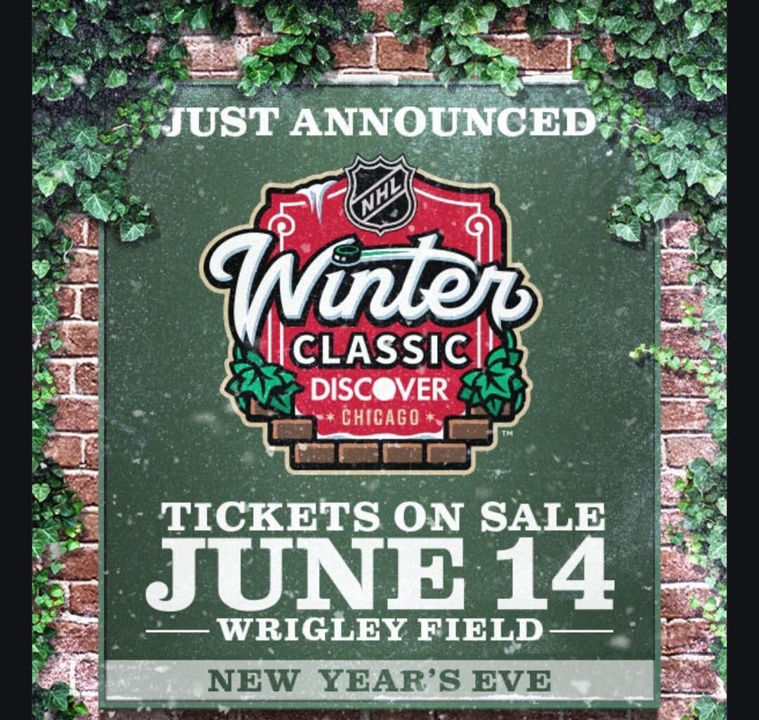 Winter Classic Ticket Sale Date - June 14th