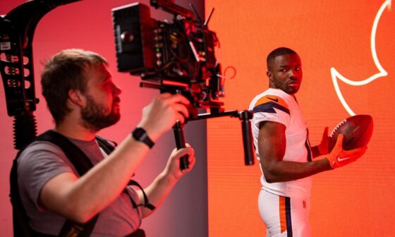 [Broncos] Lights, camera, 🎬 Behind the scenes of our uniform launch production shoot »