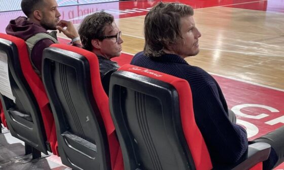 Quin Snyder and Kyle Korver in France to watch Risacher.