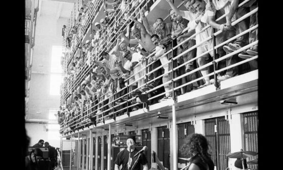Metallica performed at St Quentin Prison 21 years ago
