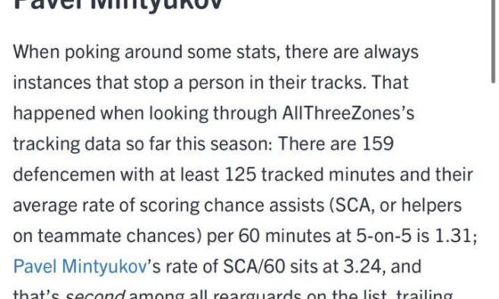Scrolling through twitter, came across this interesting Mintyukov stat that was posted