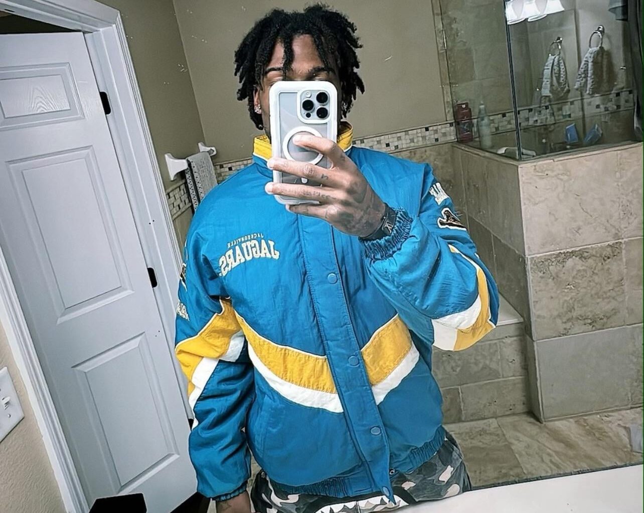 Jarrian Jones rocking the throwback gear